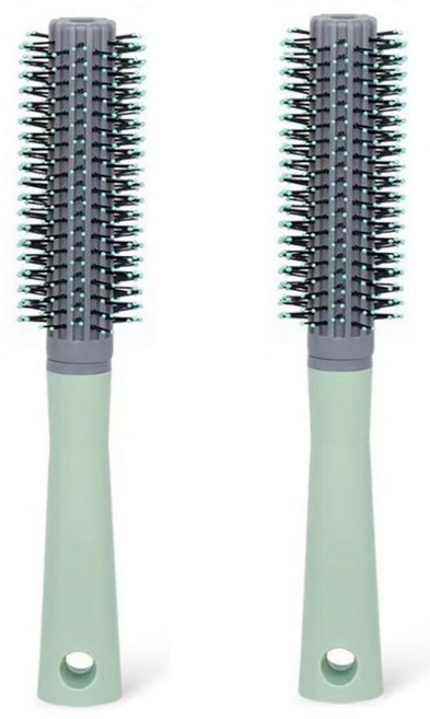 코살루 드라이 헤어브러쉬 롤, 2개, 그린