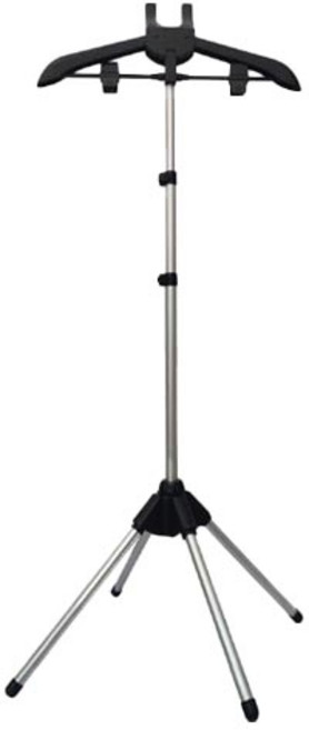 미믐 옷걸이형 스팀다리미 거치대, 기본형 블랙, 1개