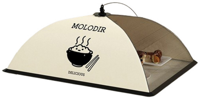 블럭마트 원터치 밥상덮개 밥상보 사각, 1개