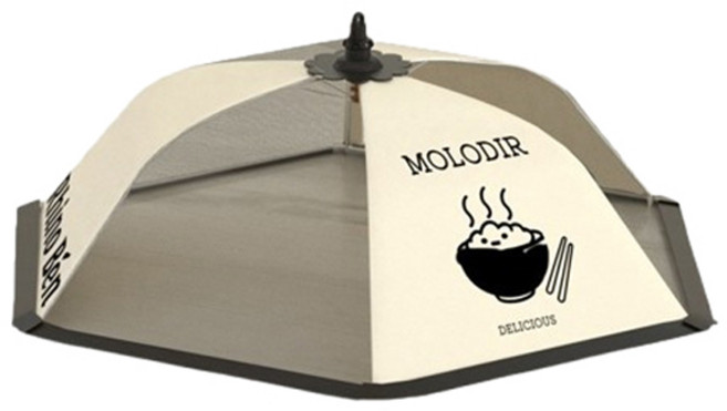 블럭마트 원터치 밥상덮개 밥상보 원형, 1개