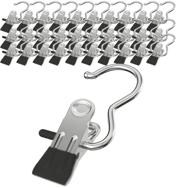 코살루 바지 외집게, 블랙, 50개