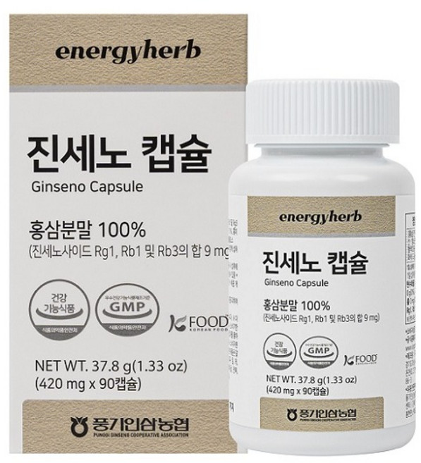 풍기인삼농협 진세노 캡슐, 90정, 1개