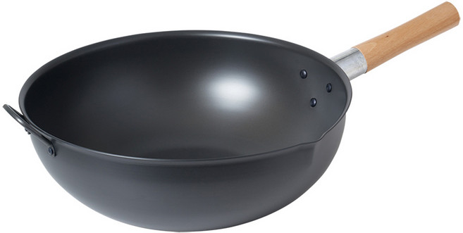 파파스키친 경질코팅 대형 북경팬, 1개, 39cm