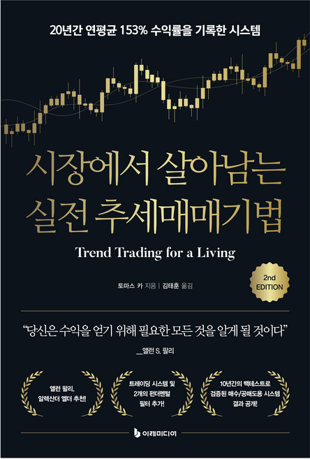 시장에서 살아남는 실전 추세매매기법:20년간 연평균 153% 수익률을 기록한 시스템, 이레미디어, 토마스 카
