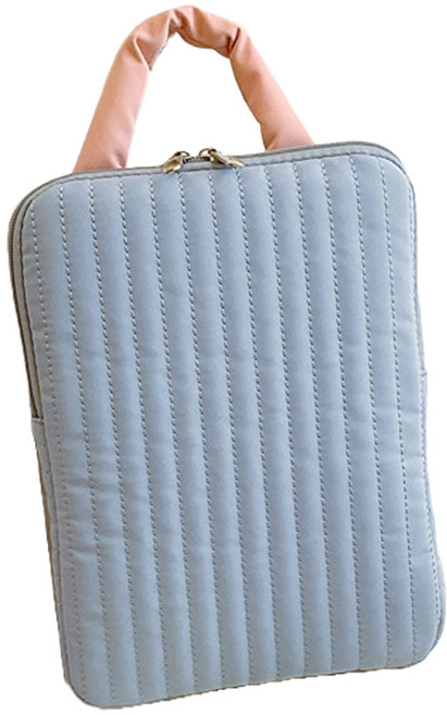 미소로운 태블릿 PC 컬러 손잡이 가방, type1 블루, 1개