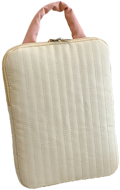 미소로운 태블릿 PC 컬러 손잡이 가방, type1 화이트, 1개