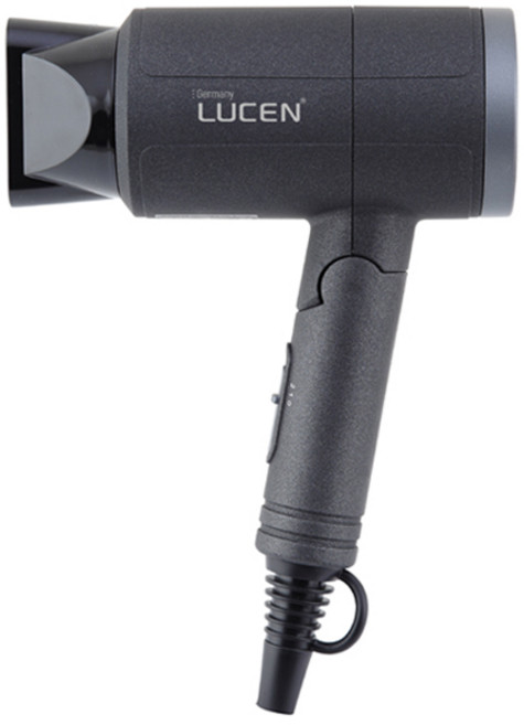 LUCEN 펄코팅 접이식 헤어 드라이기 1100W, LU-701, 블랙