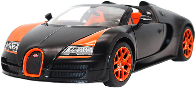 라스타 부가티 Grand Sport Vitesse Black 1:18 다이캐스트, 혼합색상, 1개