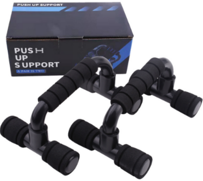 스포츠 파워 푸쉬업바 2p, 블랙