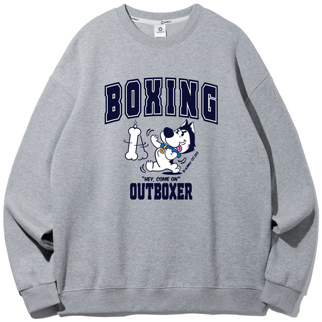 앨빈클로주니어 아동용 복싱 허스키 맨투맨 J2654