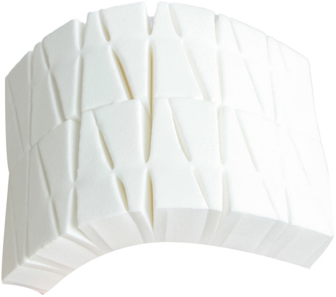 도도리치 벽돌 쿠션 퍼프, 1개, 화이트