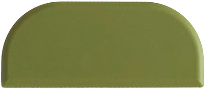 에이드엘 아치 실리콘 수저받침, 올리브, 1개