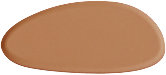 에이드엘 몽돌 실리콘 수저받침, 카라멜, 1개