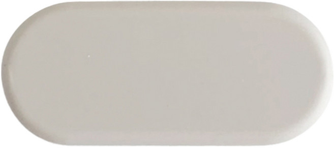 에이드엘 일립스 실리콘 수저받침, 베이지, 1개