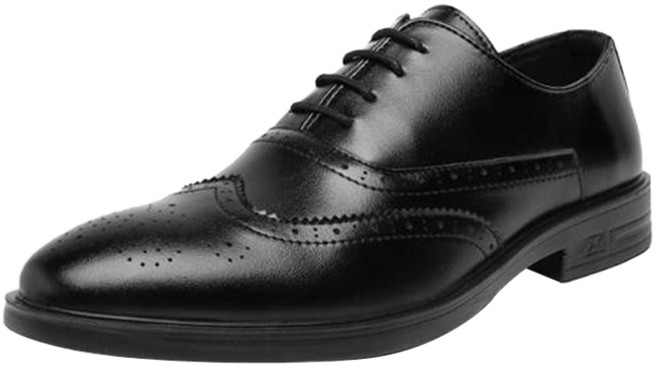 Basic Step 男士經典雕花正裝皮鞋 EA030