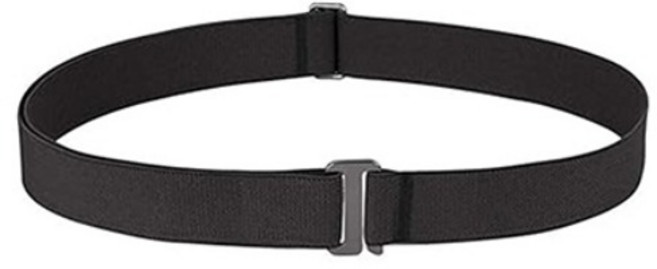 딥톡 여성용 고탄력 플랫 버클 캐주얼 벨트 DT0380