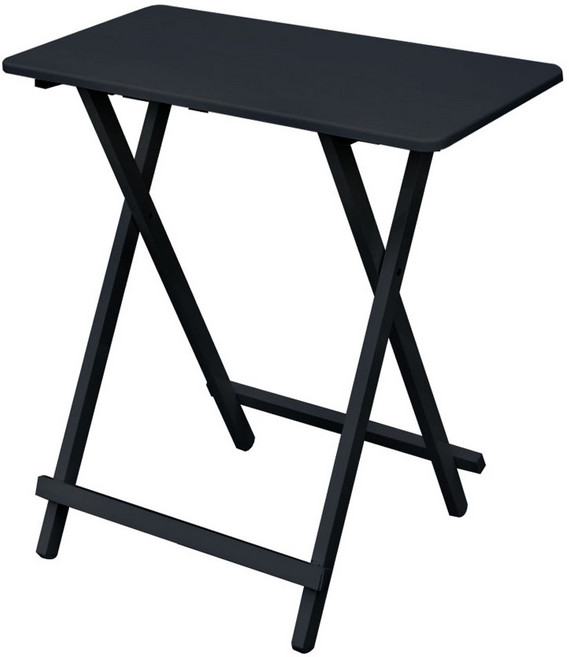 가구느낌 홈접이식테이블, 블랙블랙
