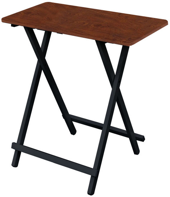가구느낌 홈 접이식 테이블, 월넛블랙