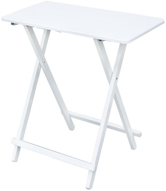 가구느낌 홈 접이식 테이블 600 x 400 mm, 화이트화이트