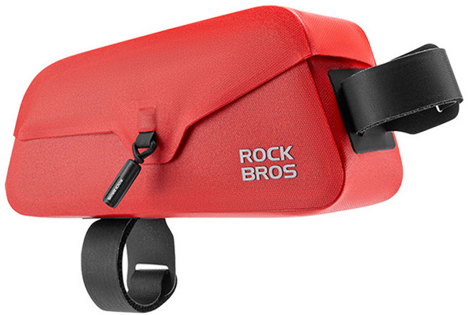 락브로스 자전거가방 마그네틱 탑튜브가방 프레임가방 AS-133, 레드, 1개