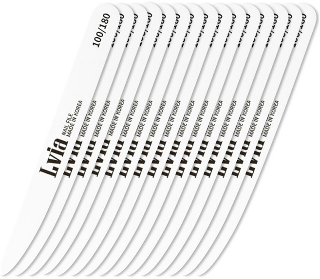 엘비아 나이프 우드파일 100/180, 15개, 화이트