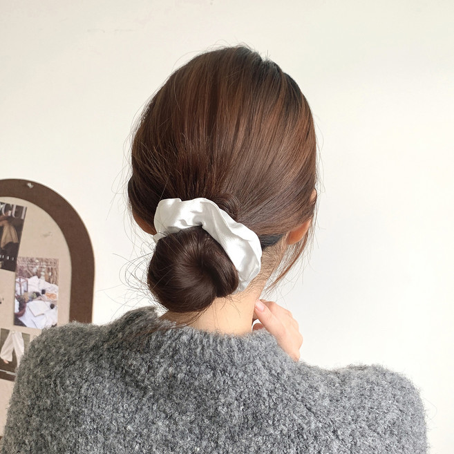 새틴 쉬폰 곱창밴드