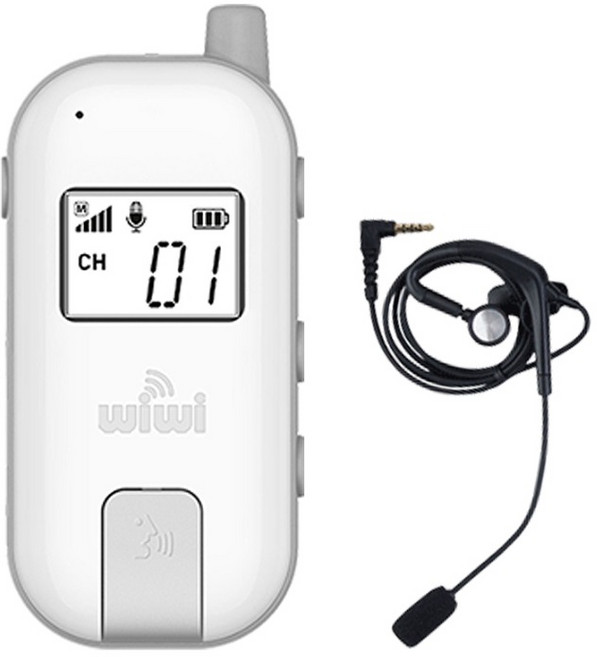 wiwi 인터컴 양방향 무선 송수신기 세트 화이트, SH-350G, 1세트