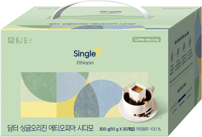 담터 싱글오리진 에티오피아 시다모, 10g, 30개입, 1개