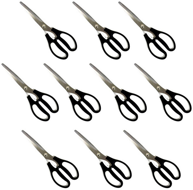 엠노블 양손가위, 실버, 10개