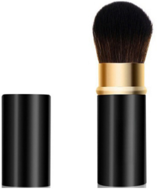 딥톡 휴대용 다기능 메이크업 미세모 브러쉬 DT0372, 1개, 블랙