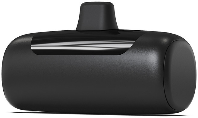 에토프 도킹 일체형 미니 무선 보조배터리 5000mAh 애플8핀, SPE-PA5GPQ8P, 블랙