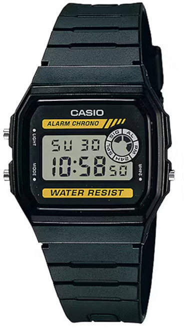CASIO 卡西歐 經典數位電子手錶 F-94 + 螢幕保護貼