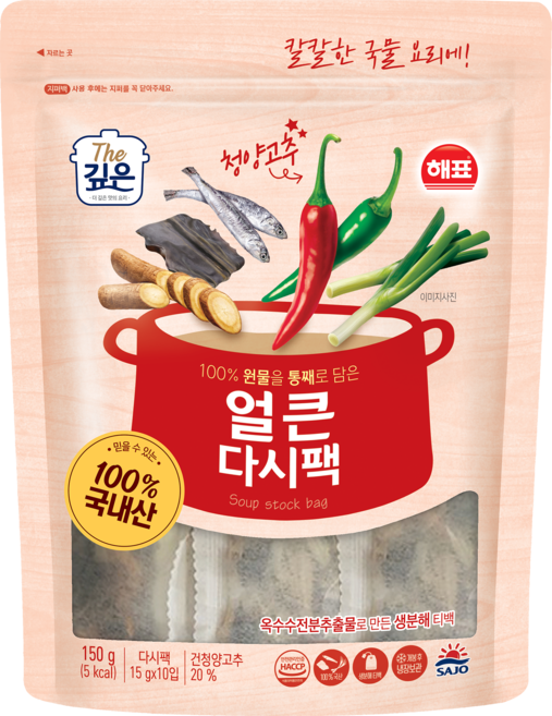 해표 얼큰 다시팩, 150g, 1개
