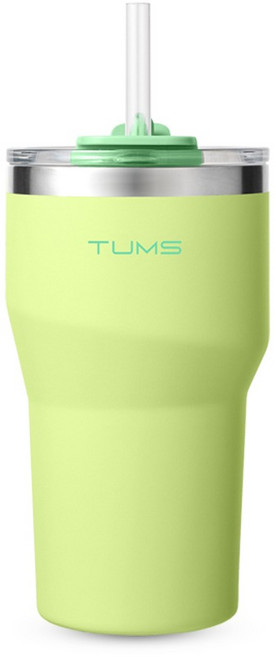 텀스 몬스터 T2.0 텀블러, 라임그린, 600ml, 1개