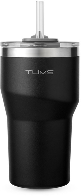 텀스 몬스터 T2.0 텀블러, 리얼블랙, 600ml, 1개