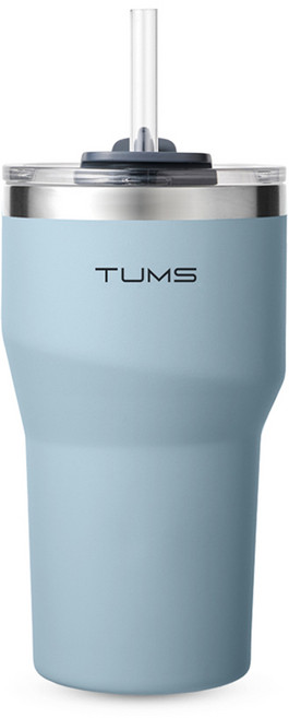 텀스 몬스터 T2.0 텀블러, 아쿠아블루, 600ml, 1개