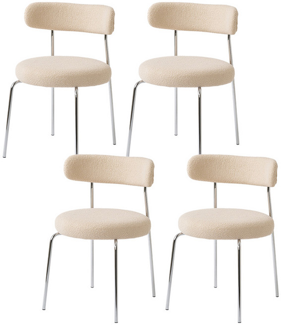 메종드꼼마 포근한 체어 고객직접설치, 소프트베이지, 4개