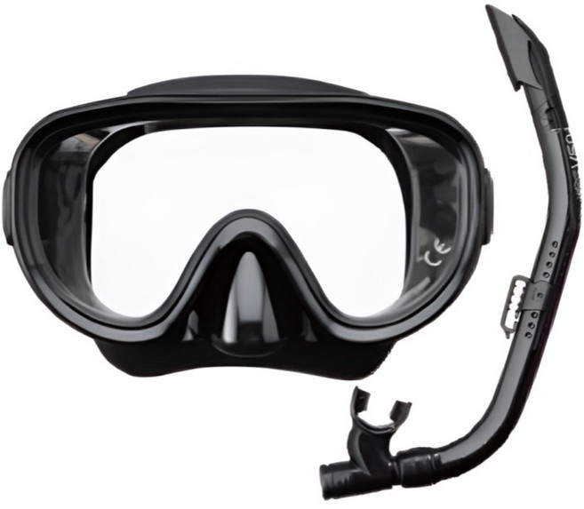 tusa SPORT 浮潛套組 UC-0110, BKBK