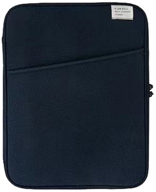 미소로운 크로스 손잡이 태블릿PC 노트북 가방 type3, 네이비, 1개