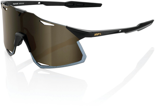 100퍼센트 하이퍼크래프트 미어 고글, Matte Black(고글) + Soft Gold(렌즈), 1개