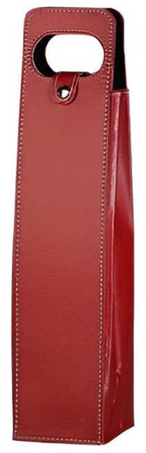 로이윙 프리미엄 PU 가죽 와인 선물 가방, 1구 레드, 1개