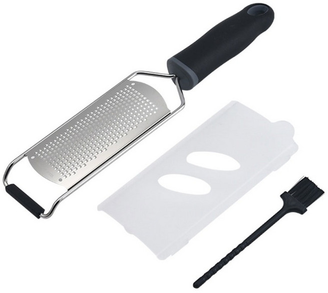살림의기술 마늘 치즈 스테인레스 그레이터 와이드 세트, 1세트