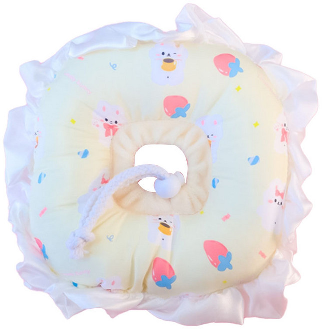 요런개 반려동물 말랑뽀작 귀여운 넥카라, 레이스 토끼, 1개