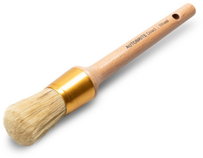 오토브라이트 다이렉트 DBS 디테일링 휠 브러쉬 8호, 옐로우, 1개