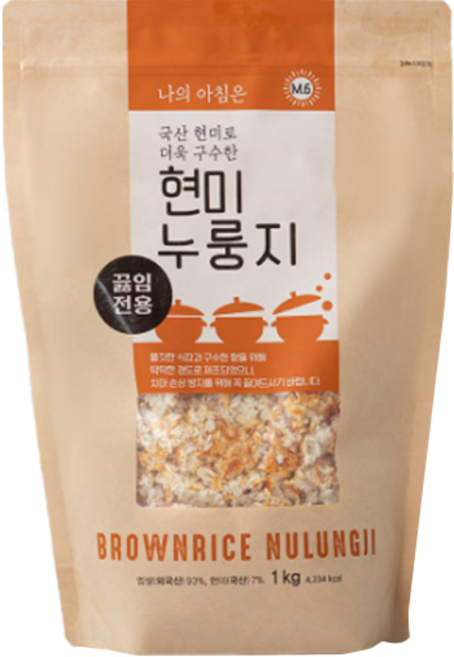 태광푸드 현미 누룽지, 1kg, 1개