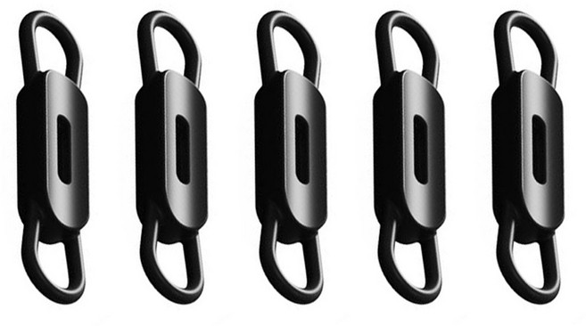 몰투유 자석 보드 냉장고 펜 홀더, 블랙, 5개