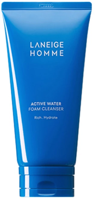 라네즈 옴므 액티브 워터 폼 클렌져, 150ml, 1개 - 쿠팡