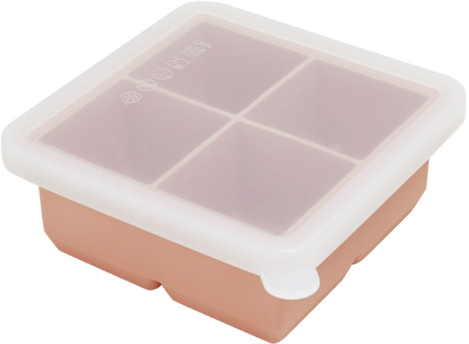 lilive 실리콘 하이볼 왕 얼음트레이 사각4구, 인디핑크, 1개