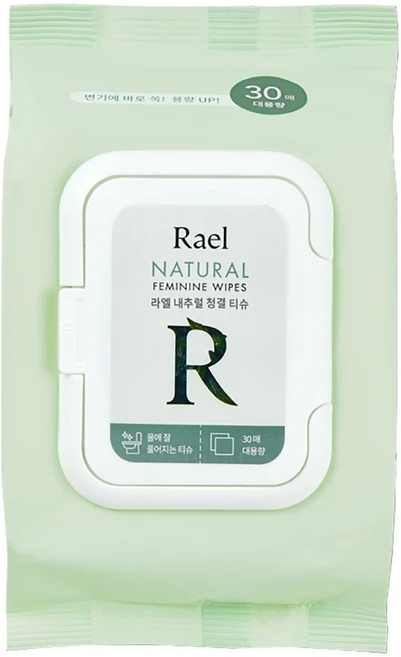 라엘 내추럴 청결티슈, 141g, 1개 - 쿠팡