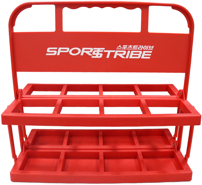 스포츠트라이브 음료캐리어 8구 STEBC-RD, 레드, 1개